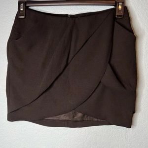 MANGO Casual Black Mini Pleated Skirt | Size 6